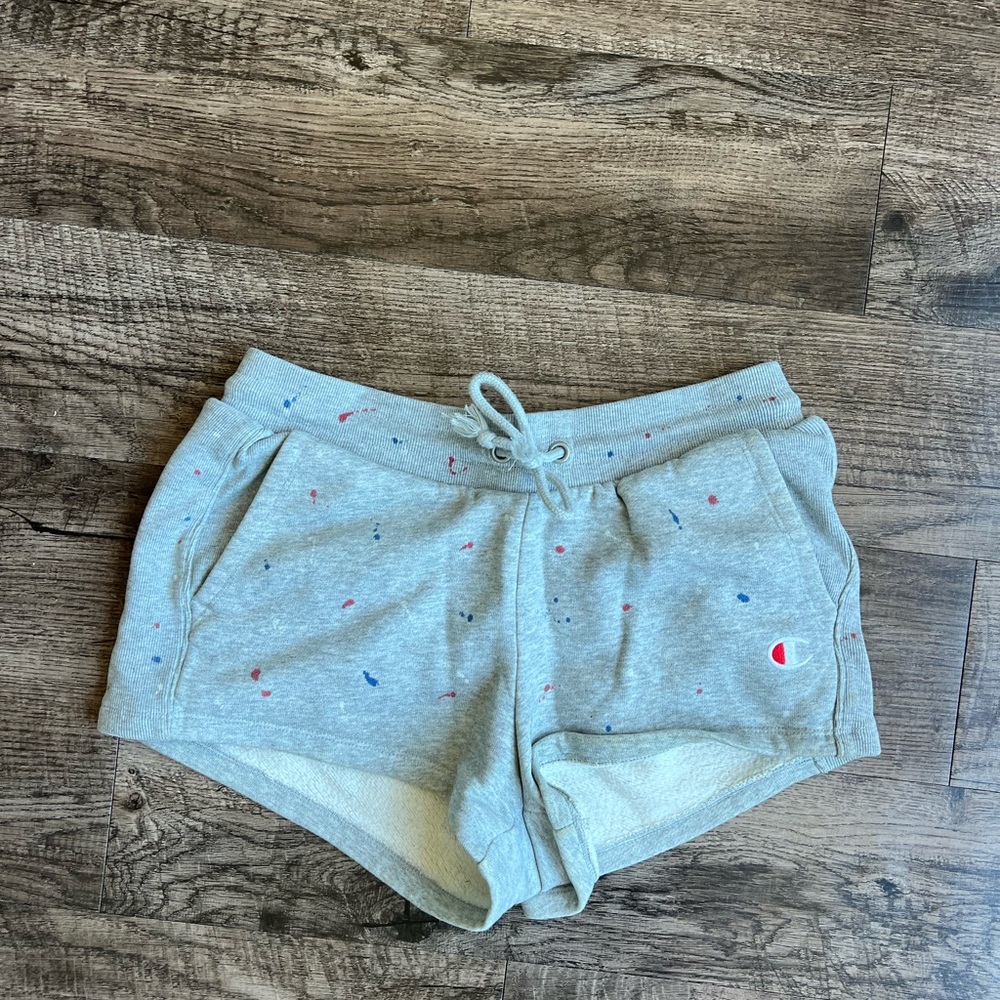Champion Women's Speckled Gray Athletic Shorts